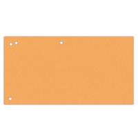 OFFICE products verdeelstroken, 240 x 105 mm, pak van 100 stuks, oranje - thumbnail