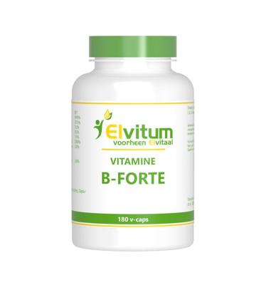 Elvitum Vitamine B-forte gistvrij 180 Vegetarische capsules