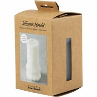 Creativ Company Siliconen vorm, geribbelde cilinder met bogen, h: 12,5 cm, d 6 cm, 1 stuk/ 1 doos - thumbnail