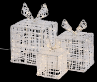 LIVARNO home Kerstdecoratie met licht (Geschenkdoos set van 3) - thumbnail
