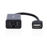 Nedis USB-Verlenger | USB 2.0 | 1x USB-A Male | 1x RJ45 Female | 1x USB-A Female | 1x RJ45 Female | 50 m | 480 Mbps | Vernikkeld | Rond | PVC | Zwart - thumbnail