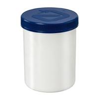 Zalfflacon wit/blauw met dop 170ml - thumbnail