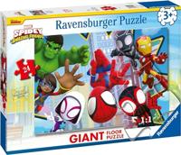 Ravensburger vloerpuzzel Marvel Spidey and his Amazing Friends - thumbnail