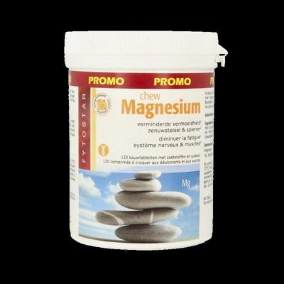 Magnesium chew kauwtabletten 120 Kauwtabletten Magnesium chew kauwtabletten 120 Kauwtabletten