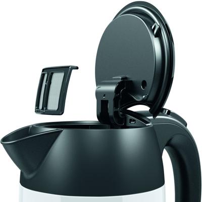 Bosch Haushalt TWK3P421 Waterkoker Aantal/Volume: 1.7 l Wit, Zwart