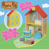 Peppa Pig - Wooden Dollhouse w. Figure and Furniture (20-00114) - thumbnail