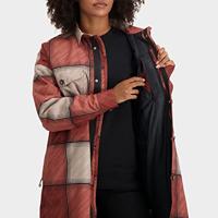 Oversized Rain Shirt Winter Regenjas Dames Cinnabar - thumbnail