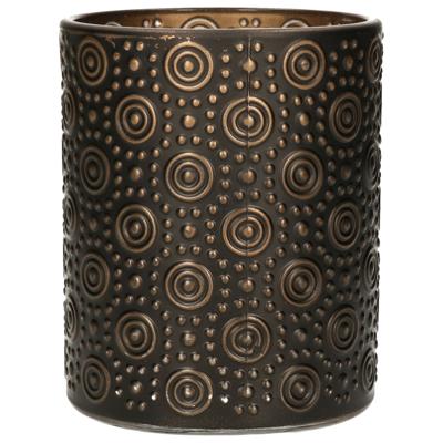 Countryfield theelichthouder hailey l zwart 12.5 cm | 12 stuks