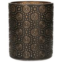 Countryfield theelichthouder hailey l zwart 12.5 cm | 12 stuks - thumbnail