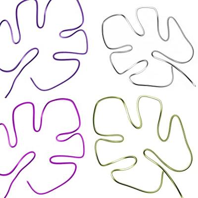 Vaessen Creative • aluminiumdraad triangle embossed 2.8mmx5m apple green