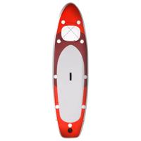 Stand Up Paddleboardset opblaasbaar 360x81x10 cm rood - thumbnail