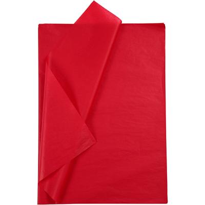 Creativ Company Tissuepapier, vel 50x70 cm, 17 gr, rood, 25 vel/ 1 doos - thumbnail