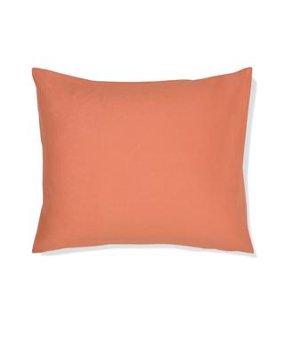 HEMA Kussensloop 60x70cm zacht katoen oranjerood (terra)
