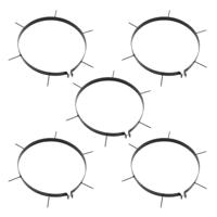 Gazonroller met beluchtingsklemmen 63 L ijzer en staal zwart - thumbnail