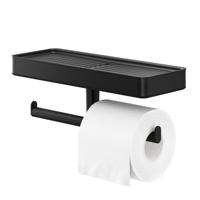 Toiletrolhouder Tiger Carv met Planchet Zwart - thumbnail