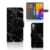 Samsung Galaxy M52 | Bookcase | Marmer Zwart - Origineel Cadeau Vader - thumbnail