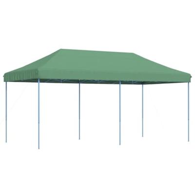 Partytent inklapbaar pop-up 580x292x315 cm bruin