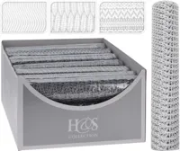 Tafelloper Mesh 28x200cm Zilver - thumbnail