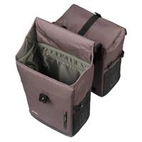 Dubbele fietstas Basil Move MIK 30 liter 16 x 27 x 38 cm - bruin - thumbnail