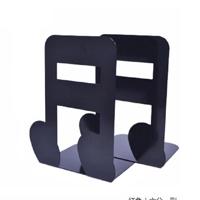 2 PC'S muzikale noot metalen boekensteunen ijzeren steun houder Desk staat voor boeken (zwart zestiende) - thumbnail