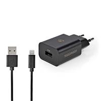 Thuislader | 2,4 A | Losse kabel | Lightning MFi-gecertificeerd | Wit - thumbnail