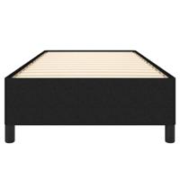 Bedframe zonder matras 90x200 cm stof zwart - thumbnail