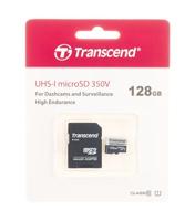 Transcend High Endurance 350V microSDXC-kaart 128 GB Class 10, UHS-I Incl. SD-adapter - thumbnail