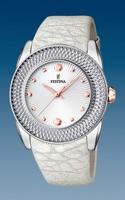 Horlogeband Festina F16591-A Leder Crèmewit 24mm - thumbnail