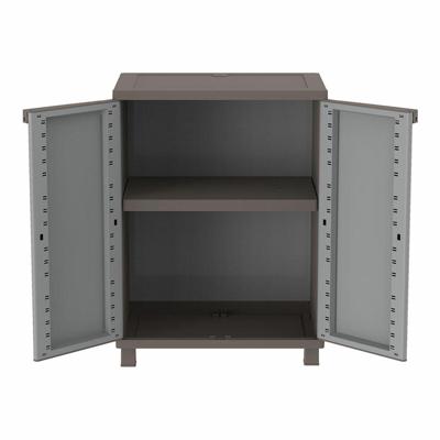 Bezemkast Terry Jrattan 370 Grijs Hars 68 x 37,5 x 91,5 cm 1 Planken