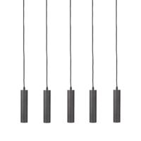 LABEL51 Hanglamp 'Ferroli' 5-lamps, kleur Zwart - thumbnail
