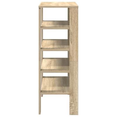 VidaXL Schoenenrek 61x32x87,5 cm bewerkt hout sonoma eikenkleurig