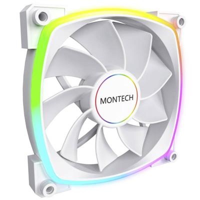 MONTECH Montech RX140 PWM ARGB Reverse Lüfter- 140mm, weiß PC-ventilator (b x h x d) 140 x 140 x 25 mm MONTECH Montech RX140 PWM ARGB Reverse Lüfter- 140mm, weiß PC-ventilator (b x h x d) 140 x 140 x 25 mm