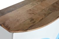 Barmeubel Home ESPRIT Wit Bruin Turkoois 157 x 52 x 90 cm - thumbnail