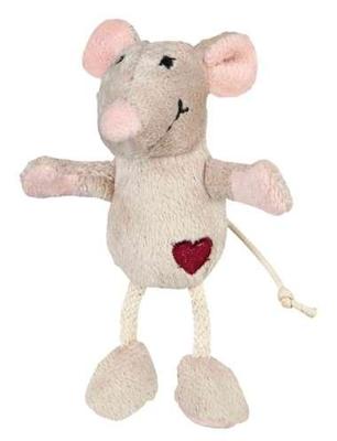 Trixie muis pluche beige - thumbnail