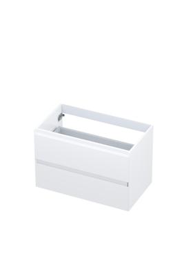 INK Onderkast 80x45 cm 2 lade greeploos gelakt 45 cm