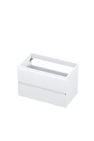 INK Onderkast 80x45 cm 2 lade greeploos gelakt 45 cm - thumbnail