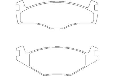 Remblokken set 2088708