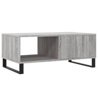 Salontafel 90x50x36,5 cm bewerkt hout grijs sonoma - thumbnail