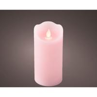 Overige Merken Led waving kaars 15x7.5 cm roze - thumbnail