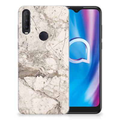 Alcatel 1S (2020) | TPU | Siliconen hoesje | Marmer Beige