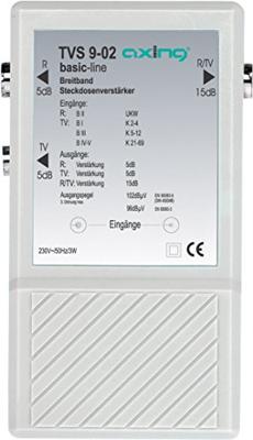 Axing TVS 9 Multirangeversterker TV, FM 10 dB