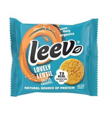Leev Lovely lentil cakes caramel bio 20 Gram Leev Lovely lentil cakes caramel bio 20 Gram