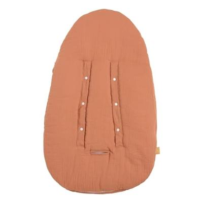 Winter babynestje - SAUTHON - SUNLIGHT - 0-4 maanden - Katoenen mousseline - Terracotta