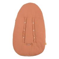 Winter babynestje - SAUTHON - SUNLIGHT - 0-4 maanden - Katoenen mousseline - Terracotta - thumbnail