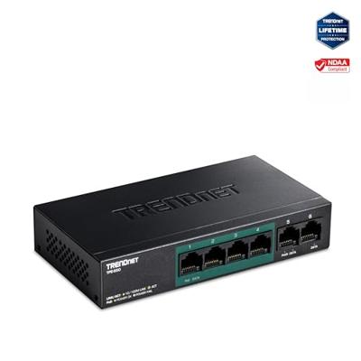 TRENDnet TPE-S50 6-poorts PoE-switch 10/100Mbps 60W