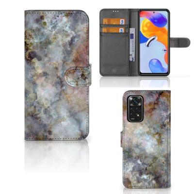 Xiaomi Redmi Note 11 Pro 5G/4G | Bookcase | Marmer Grijs Xiaomi Redmi Note 11 Pro 5G/4G | Bookcase | Marmer Grijs