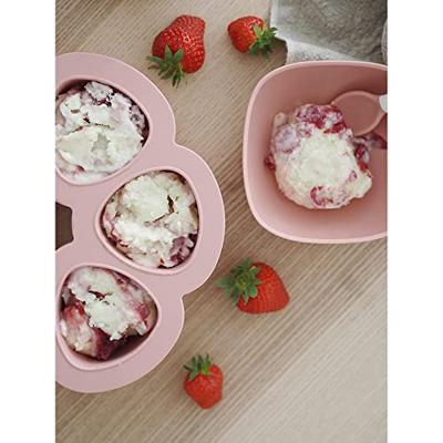 BEABA Multiportions siliconen 6x90 ml roze BEABA Multiportions siliconen 6x90 ml roze