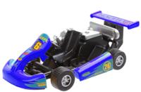 LG Imports kart die cast 12 cm blauw - thumbnail