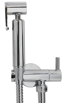 Bidet handdoucheset chroom