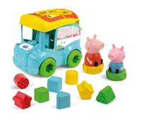Clementoni baby - vormenstoof peppa pig bus, 8dlg. - thumbnail